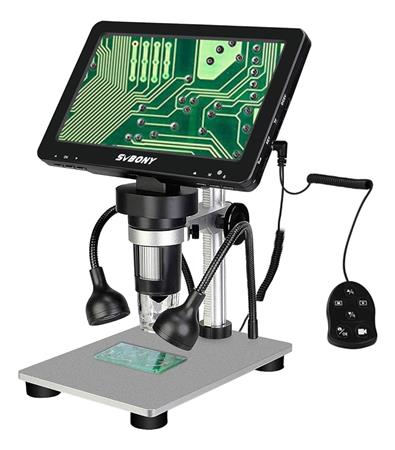 SVBONY MICROSCOPIO DIGITAL PORTATIL SV604 CON LCD 7"